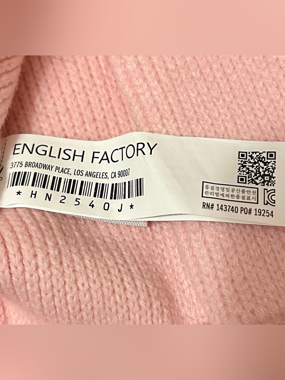 English Factory Pink Heavy Knit Cardigan Gold Button Sweater Size NWOT - Picture 4 of 6